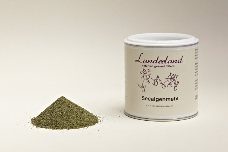 Lunderland Seealgenmehl 200g Hund Mineralien, Öle &amp; Zusätze Mineralien